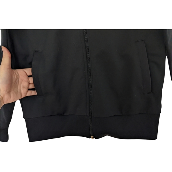 Adidas Black Sports Track Jacket Size UK 13 - 14 Y , US L - Picture 3 of 7
